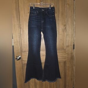 KanCan Dark Blue Flared Women Jeans